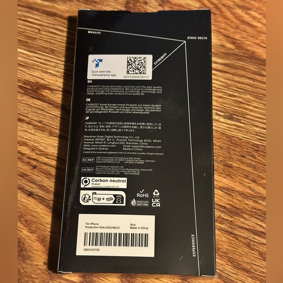 🆕 CASEKOO Magicstand Case for iPhone 15 Blue - Picture 2 of 3